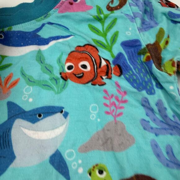 Little Sleepies x Disney Pixar Finding Nemo Bamboo Pajama Set, Size 7/8 - Picture 4 of 12